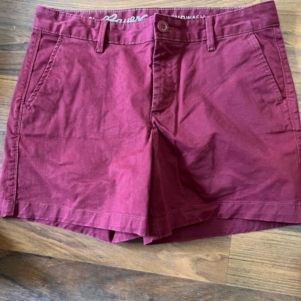 Eddie Bauer red burgundy shorts